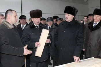 Во время посещения Могилева в четверг, 13 декабря. 