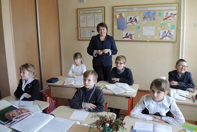 Школа с литовским языком обучения, существовавшая до 2022 года в деревне Пеляса Вороновского района. Фото: voranava.blogspot.com