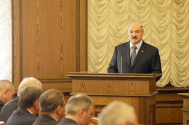Лукашенко, 29 декабря 2014 г. Фото president.gov.by
