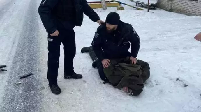 Фото украинской полиции.