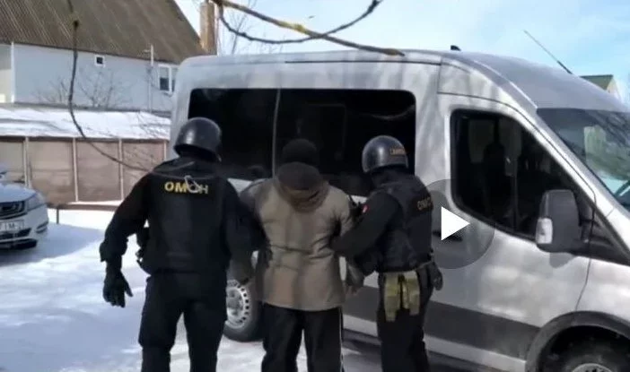 Задержание Александра Шарабайко. Скриншот видео «Беларусь 1»