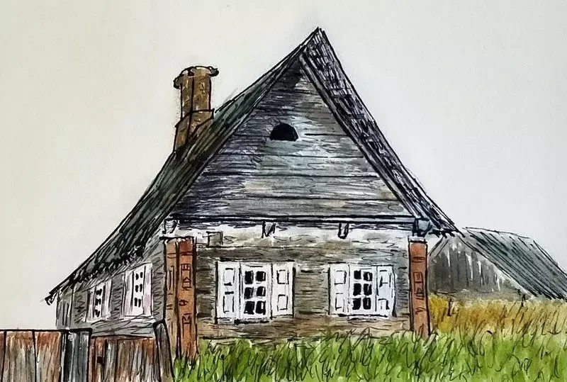 Аутентичный домик конца XIX в. в деревне Зарица, недалеко от Гродно. Источник фото: woodenberg_inst