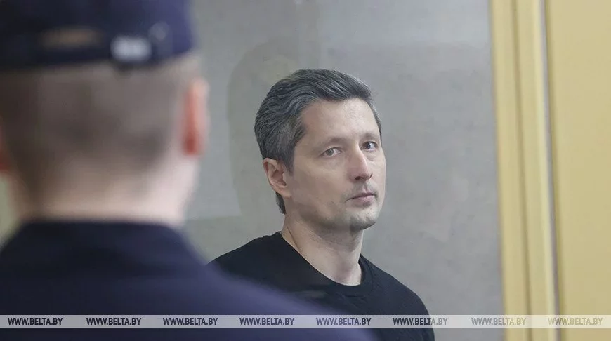 Дмитрий Семченко в суде. Фото: БелТА