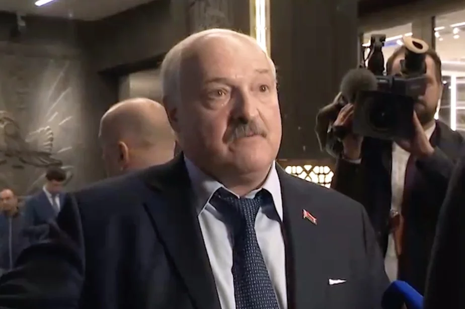 Аляксандр Лукашэнка ў Ерэване. 23 лістапада 2022 года. Скрыншот з відэа
