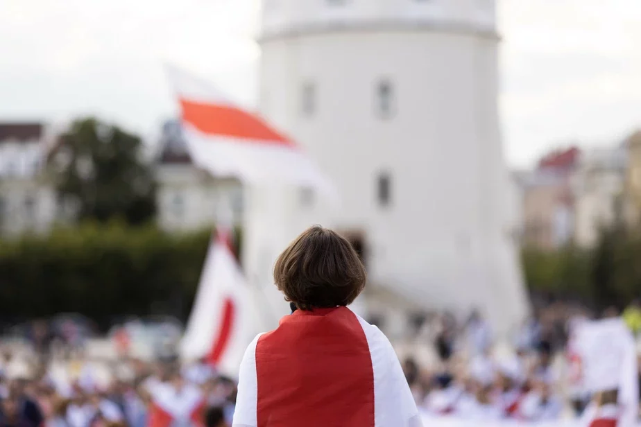 Акция белорусов в Вильнюсе. Фото: Офис Светланы Тихановской