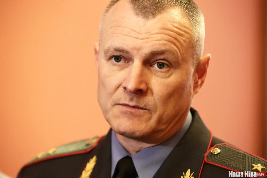Ігар Шуневіч займае пасаду міністра ўнутраных спраў з 2012 года. Фота Сяргея Гудзіліна.