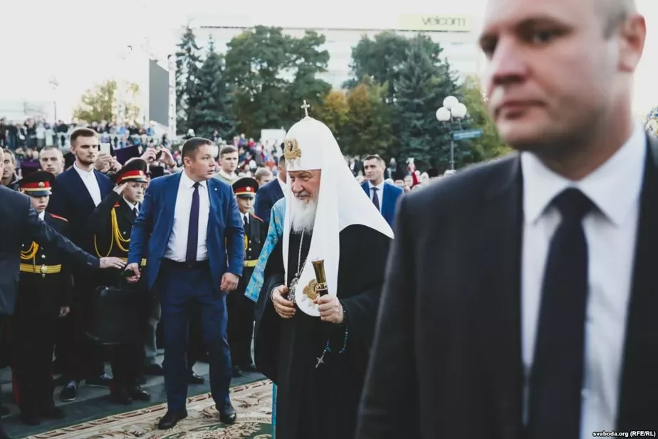 Патриарх Кирилл в Минске. Фото радио «Свобода».