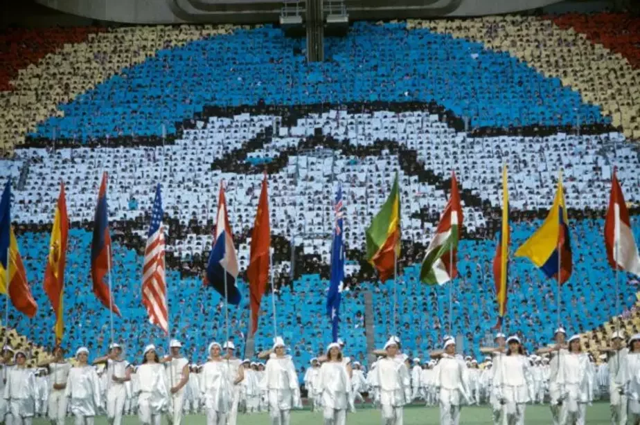 Открытие Игр доброй воли — 1986 в Москве. Фото: Борис Бабанов / РИА «Новости»