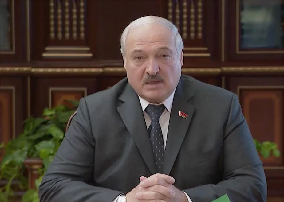 Аляксандр Лукашэнка. Скрыншот з відэа