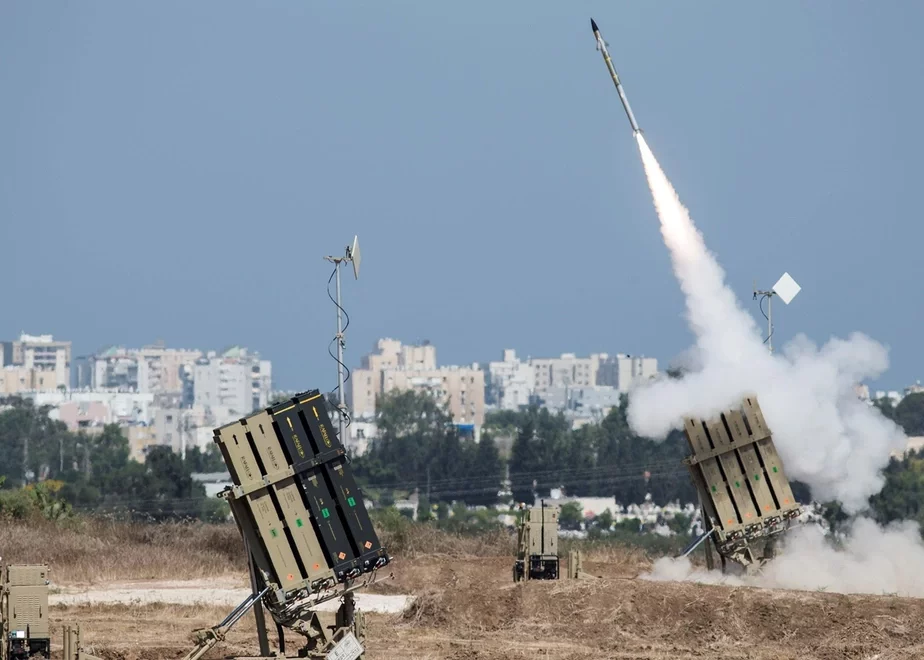 Ізраільская сістэма СПА «Жалезны купал» збівае амаль усе ракеты, запушчаныя з сектара Газа. Фота: Getty image