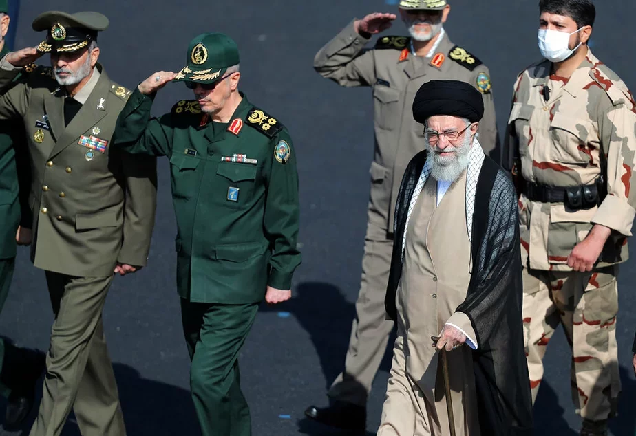Аятала Хаменеі. Фота: Офіс найвышэйшага правадыра Ірана via AP