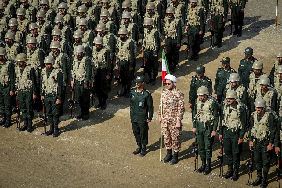 Iranskija vajskoŭcy. Fota: Iranian Revolutionary Guard's Ground Force via AP, File