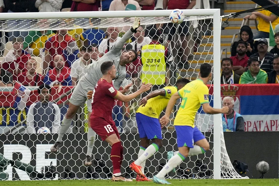 Brazilija pieramahła Sierbiju 2:0, fota Andre Penner / AP 