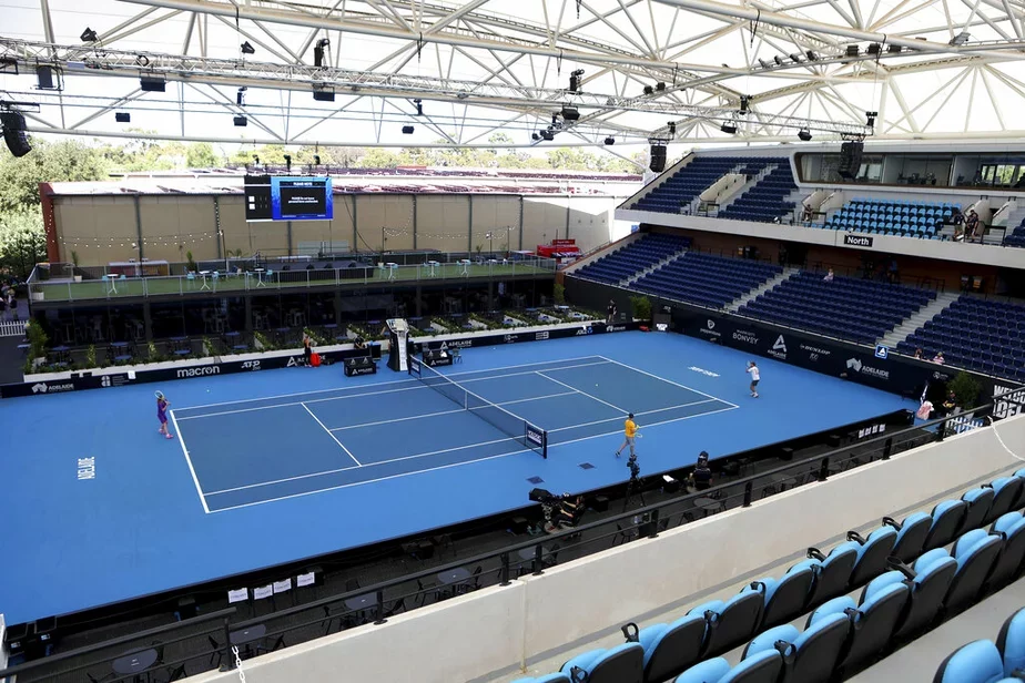 Галоўны корт Australian Open. Фота: AP Photo/Kelly Barnes