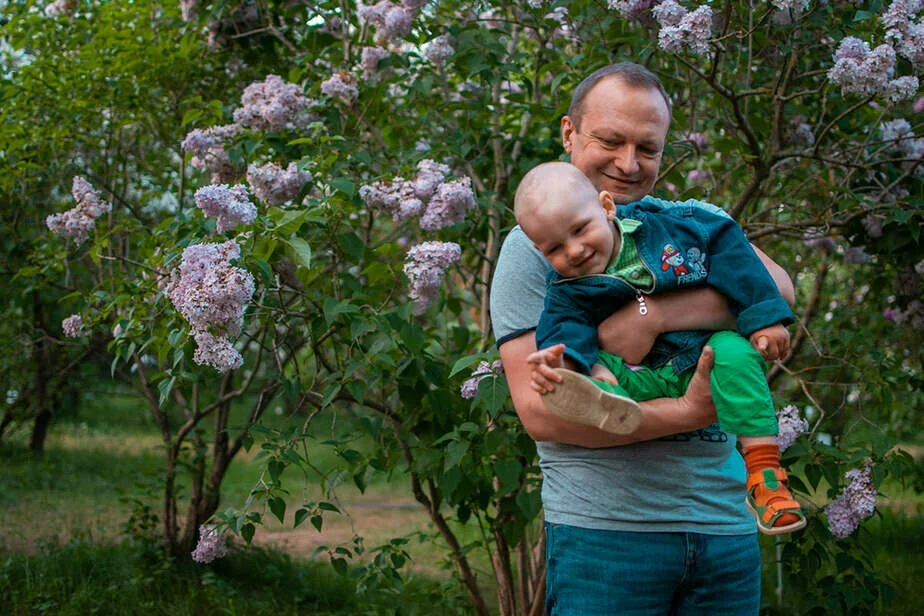 Andrej Skurko z synam Tamašom