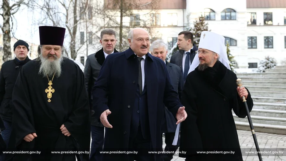 Лукашенко и Вениамин. Фото: president.gov.by