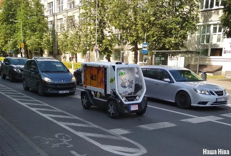 unmanned vehicle Vilnius беспилотный автомобиль Вильнюс