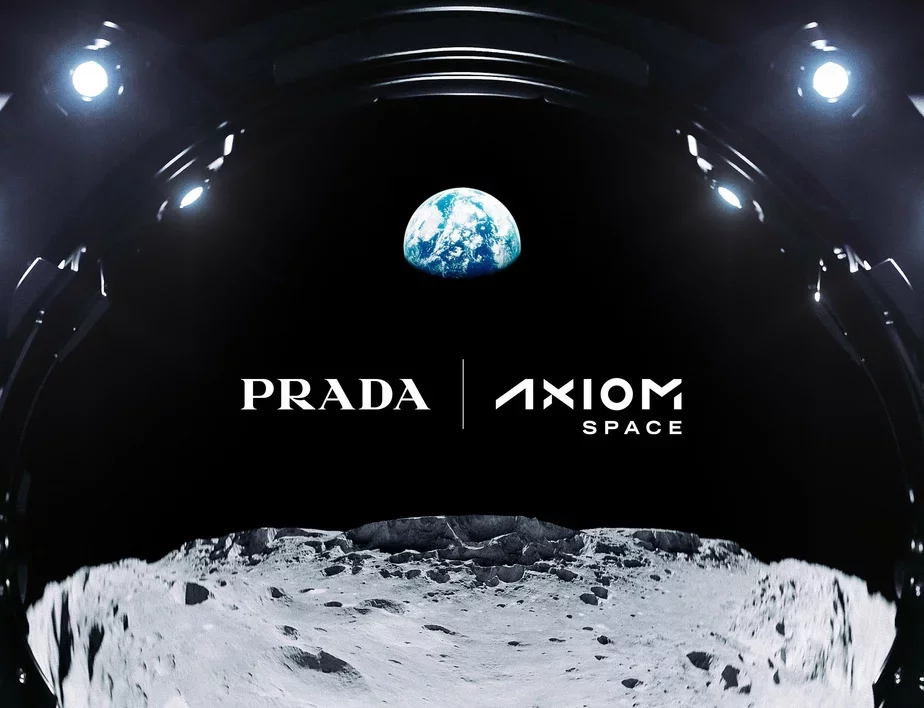 Афіцыйны анонс моднага дома Prada і касмічнай кампаніі Axiom Space. Фота: Axiom Space
